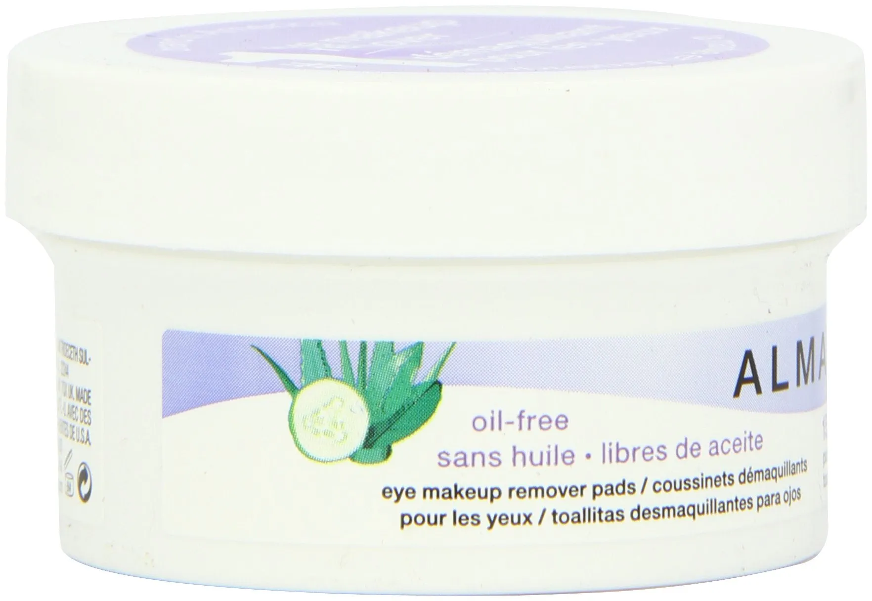 Almay Oil Free Eye Makeup Remover Pads, 15 Count in 1 box 15 Count (Pack of 1)