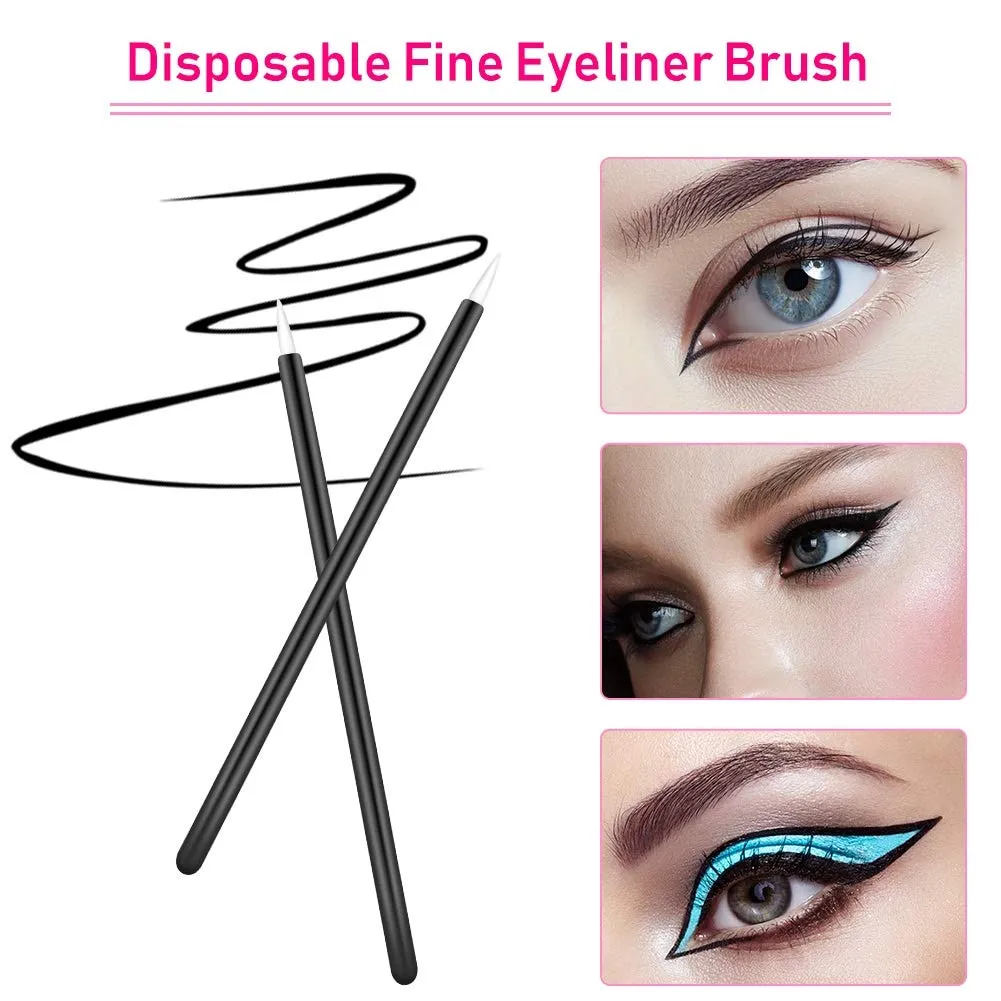 Audab Makeup Mixing Palette with 350PCS Disposable Makeup Applicators Brushes Includes Disposable Mascara Wands, Lip Wands, Spatula,Eyelash Brushes,Eyeliner Brushes for Makeup Artist Supplies