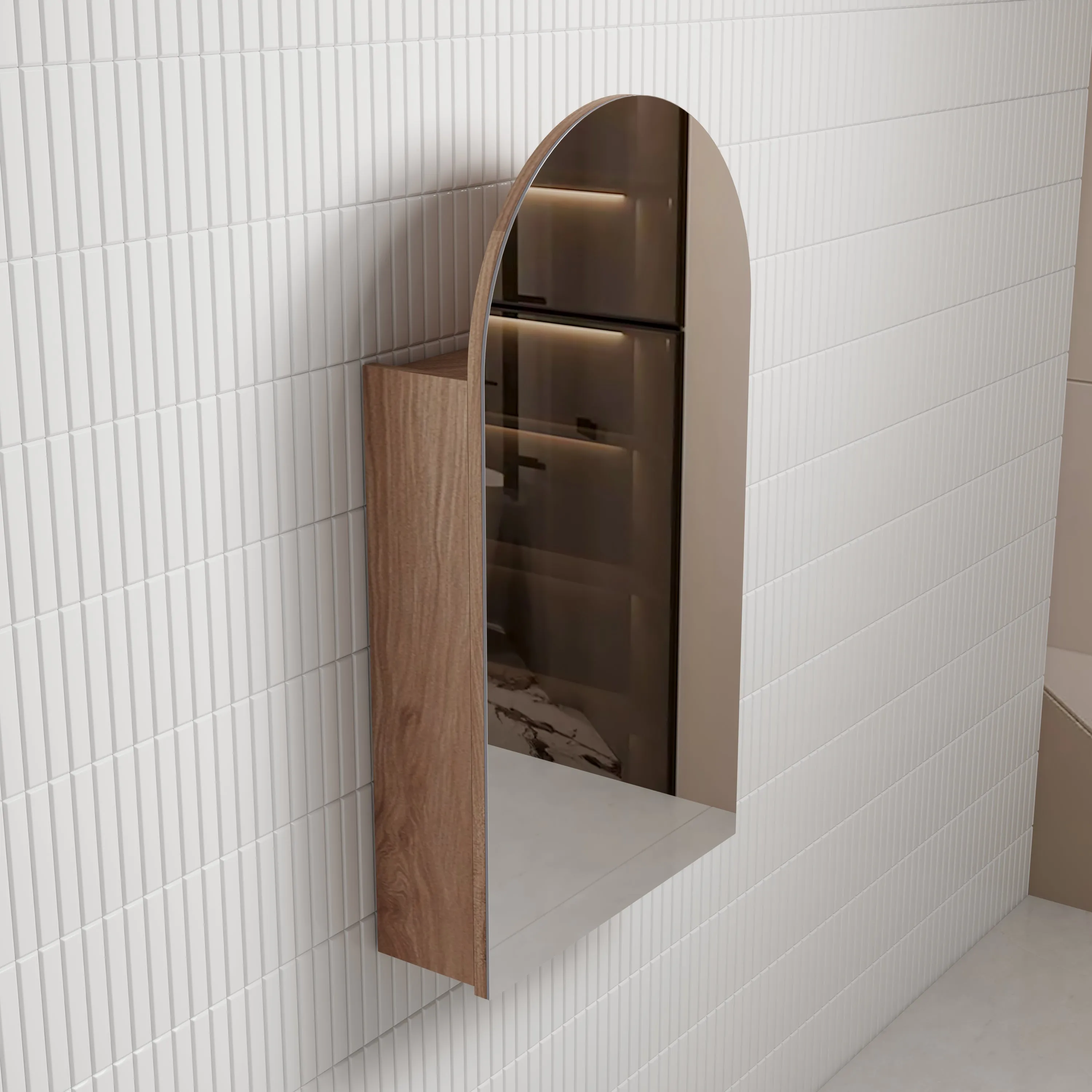 Aulic Diamond Collection | Canterbury Shaving Cabinet | Mia