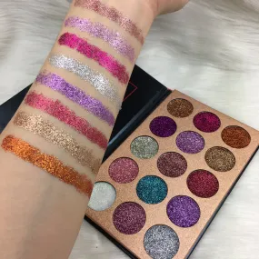 Beauty Glazed 15 Color Glitter Eyeshadow