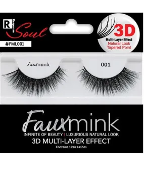 Bee Sales Response Soul Faux Mink 3D Effect Eyelash 001
