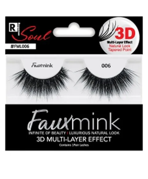 Bee Sales Response Soul Faux Mink 3D Effect Eyelash Black 006