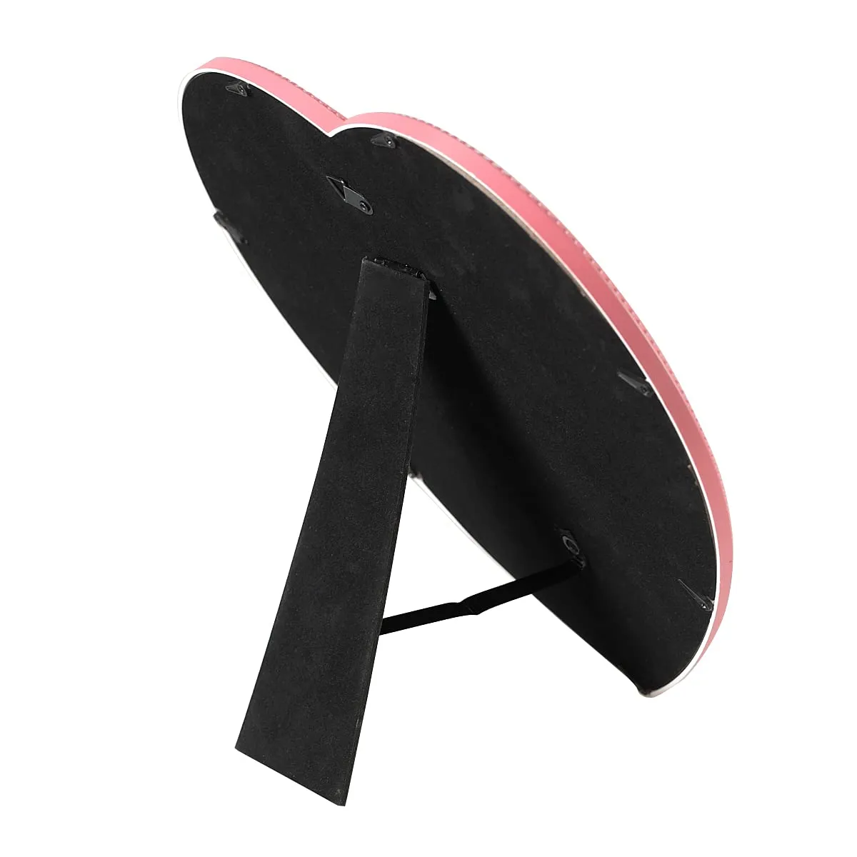 BinaryABC Heart Makeup Mirror Cosmetic Mirror Wall Desktop Mirror Bedroom Mirror (Pink) Pink