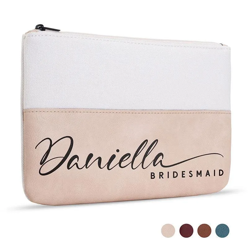 Bridesmaid Makeup Bag