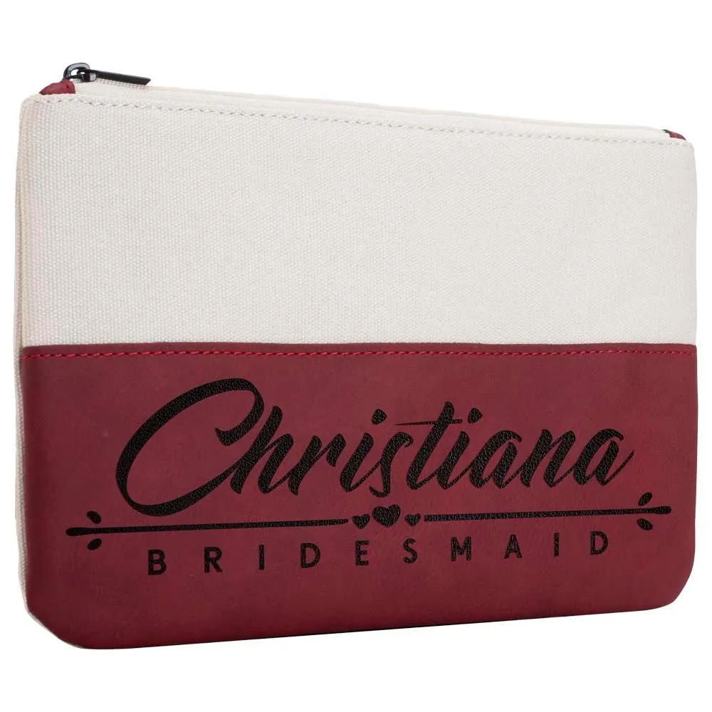 Bridesmaid Makeup Bag