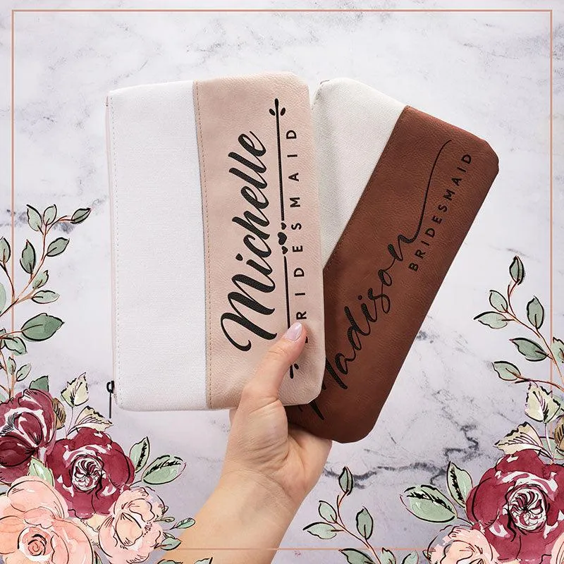 Bridesmaid Makeup Bag