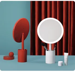 Brush Holder Mirror