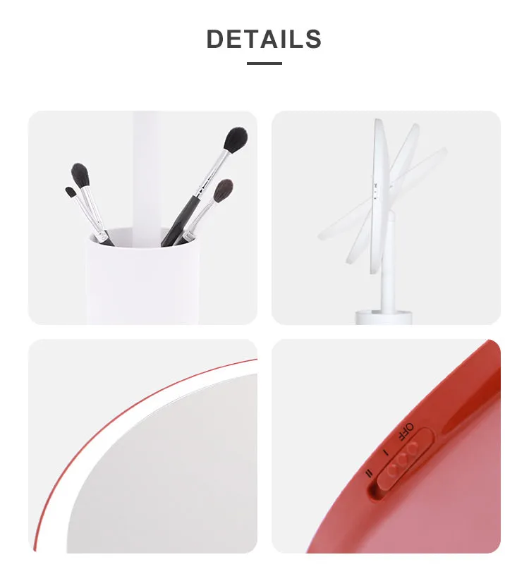 Brush Holder Mirror