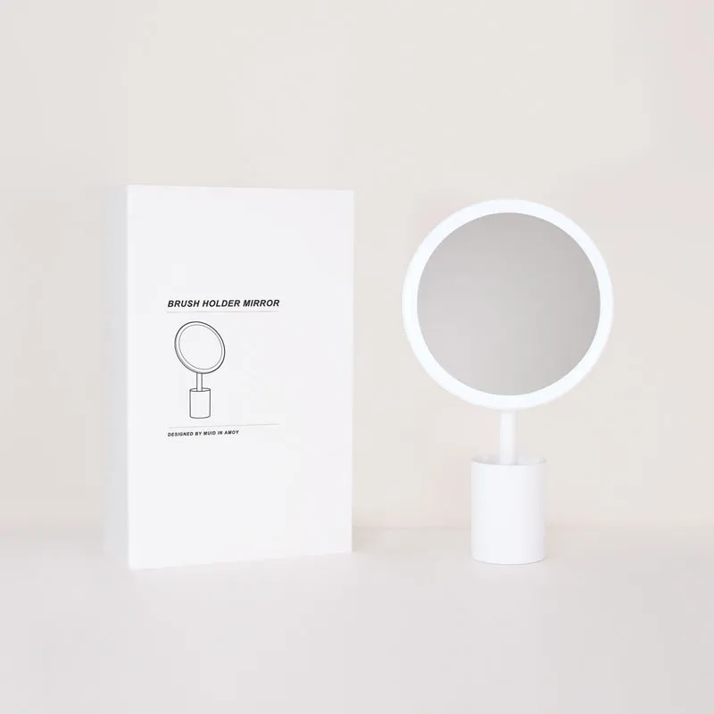 Brush Holder Mirror