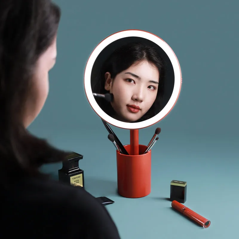 Brush Holder Mirror