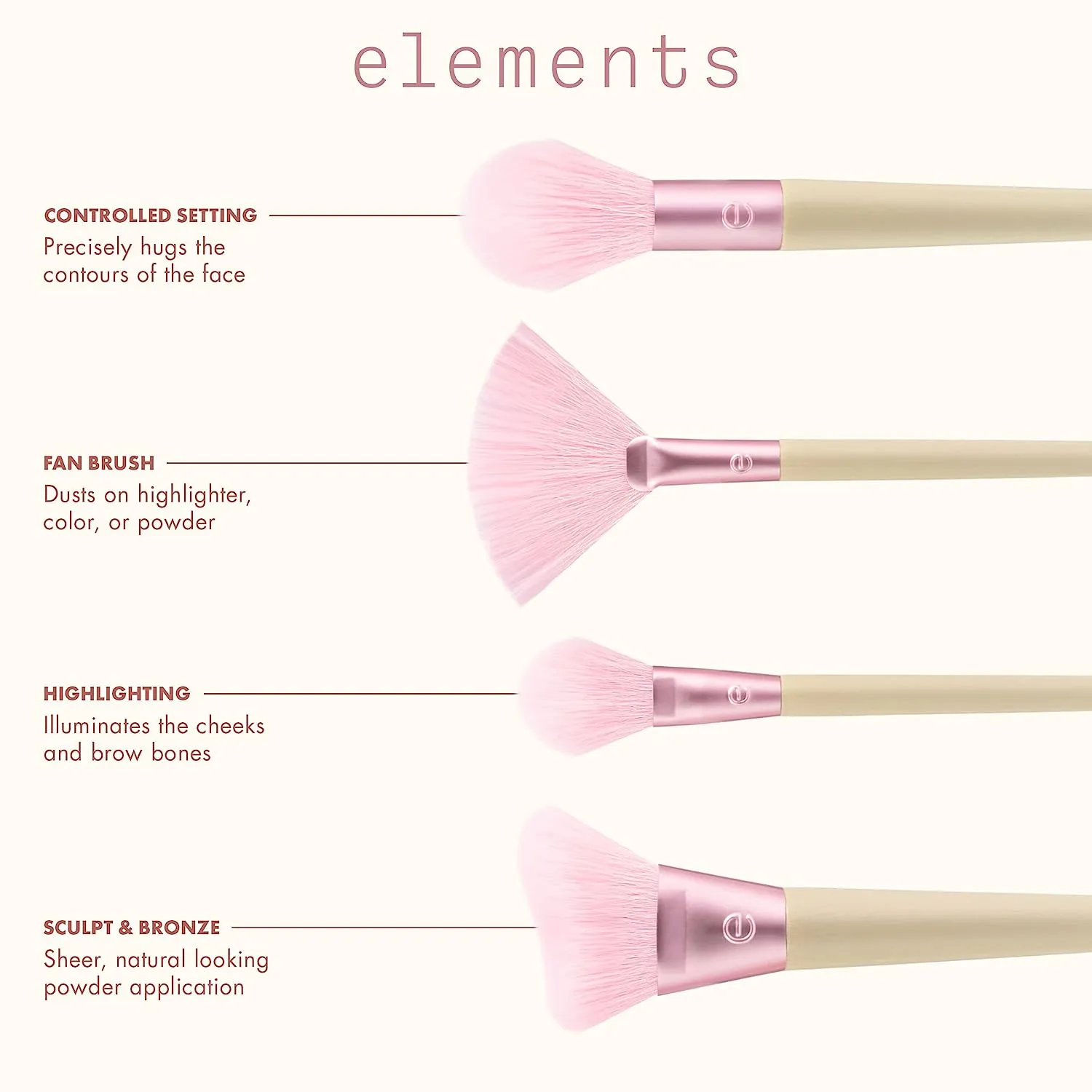 Brush Wind Kissed Finish Kit (4) - Elements Coll