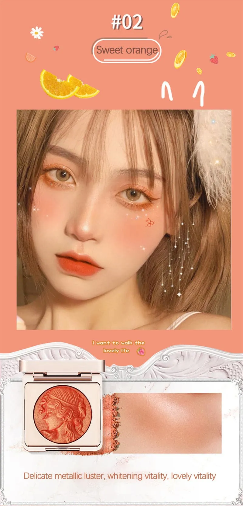 CDE Women's Elegant Fashion Premium Quality Cosmetics Concealer Powder Makeup