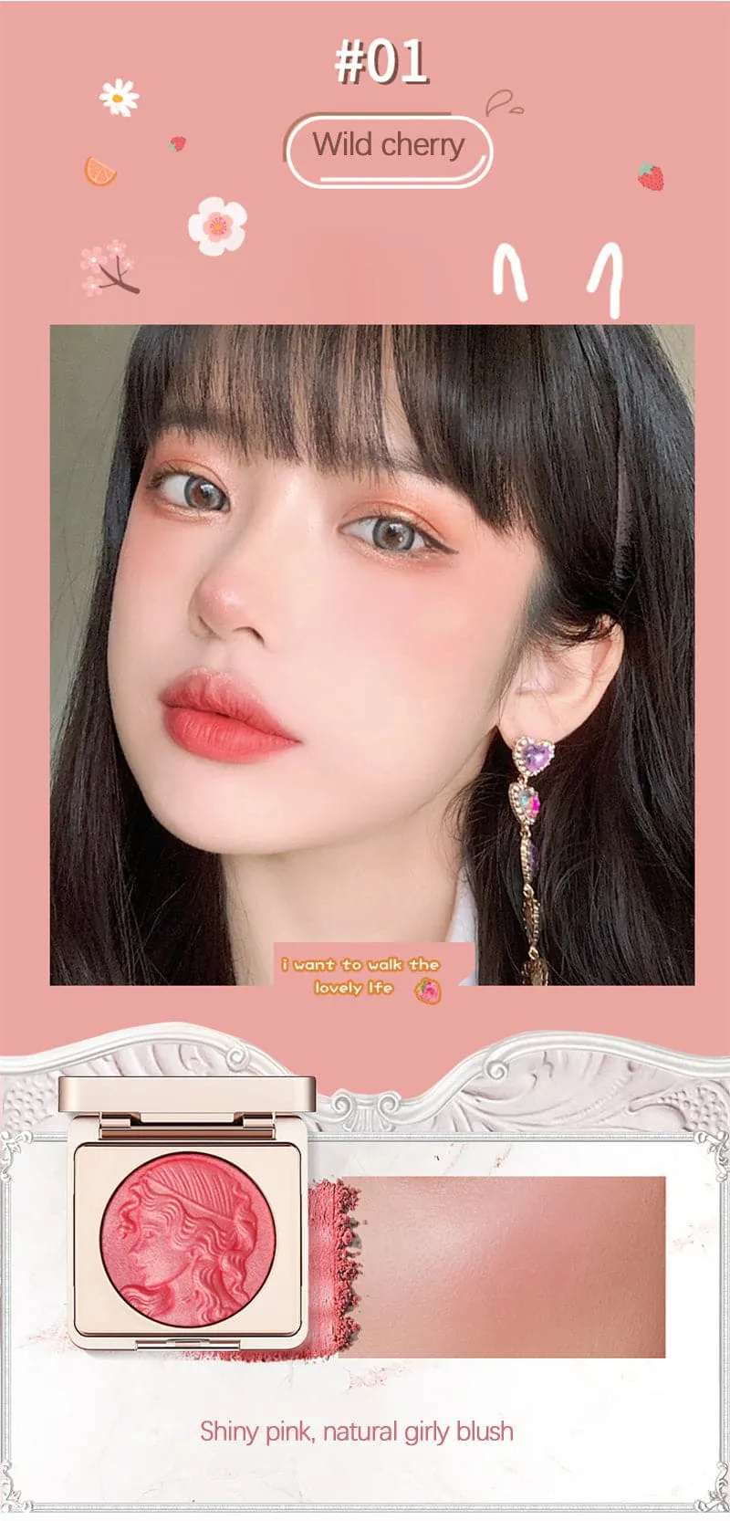 CDE Women's Elegant Fashion Premium Quality Cosmetics Concealer Powder Makeup