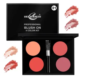 CHRISTINE BLUSH ON 4 COLOR KIT-01