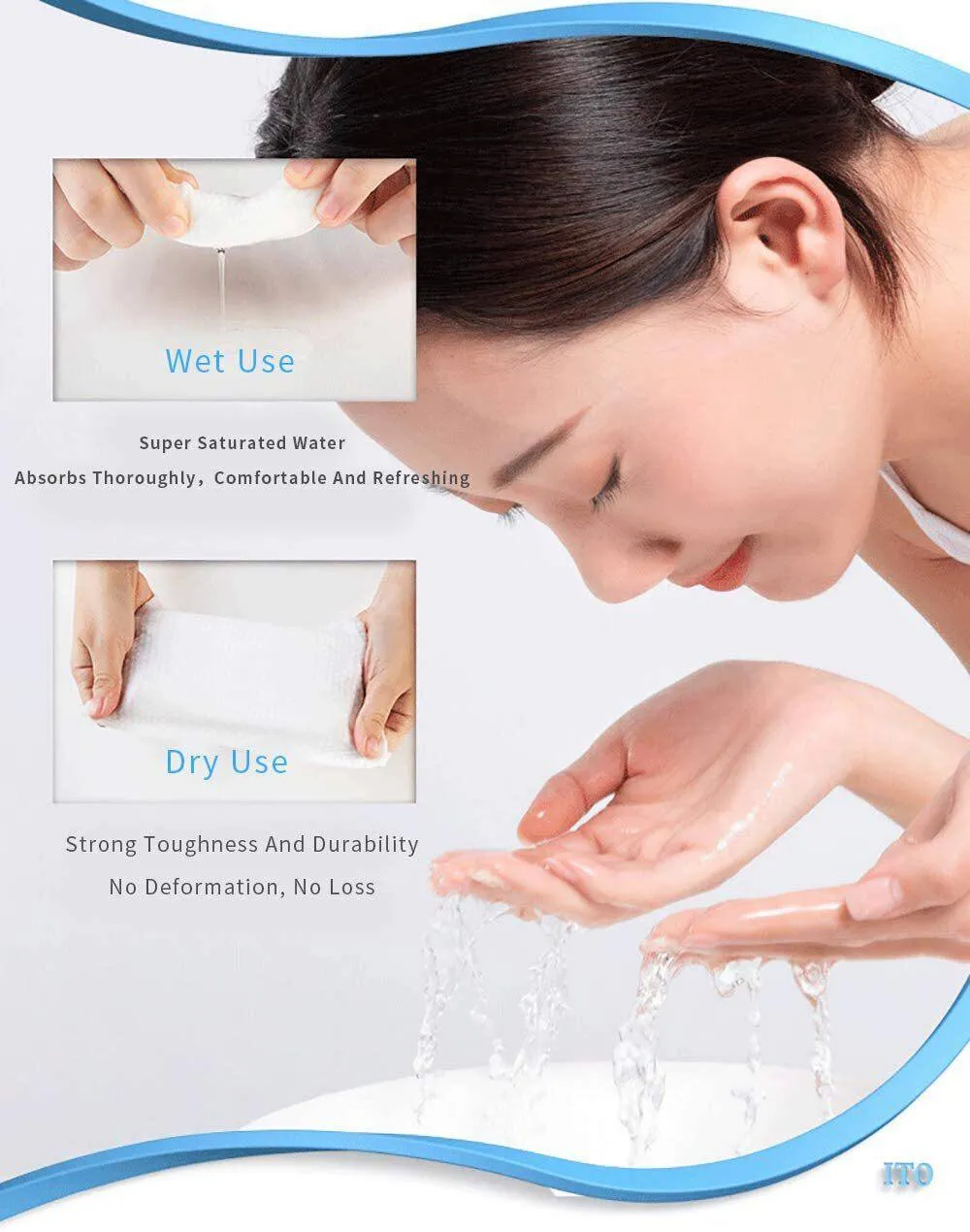Cleansing Facial Cotton Towel