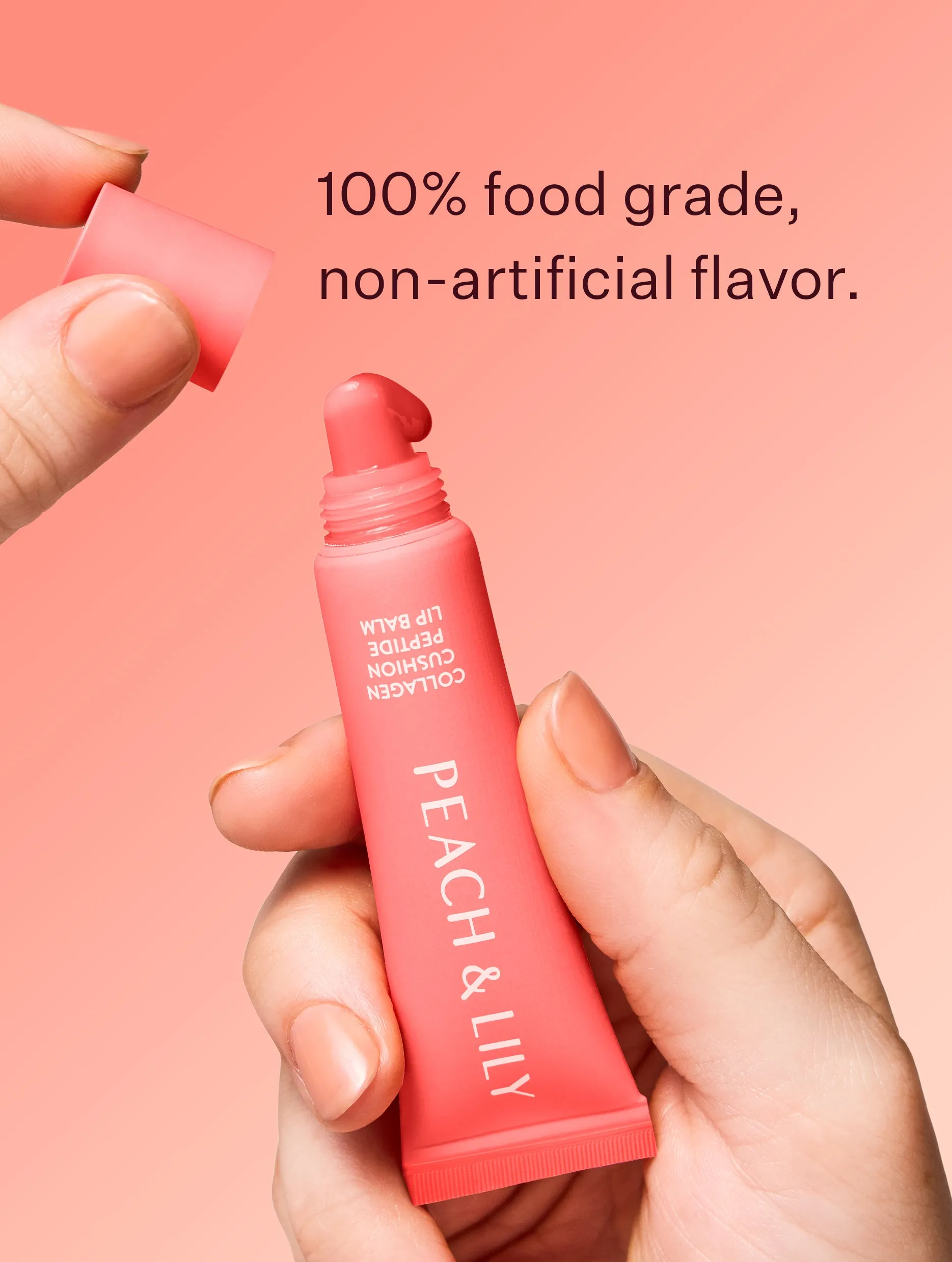 Collagen Cushion Peptide Lip Balm - Sheer Peach