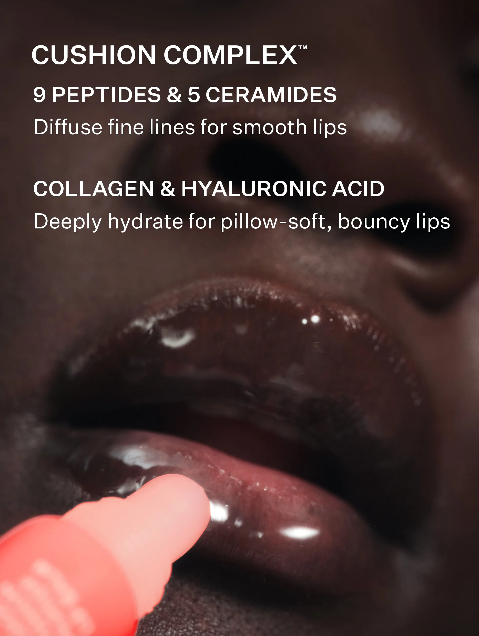 Collagen Cushion Peptide Lip Balm - Sheer Peach