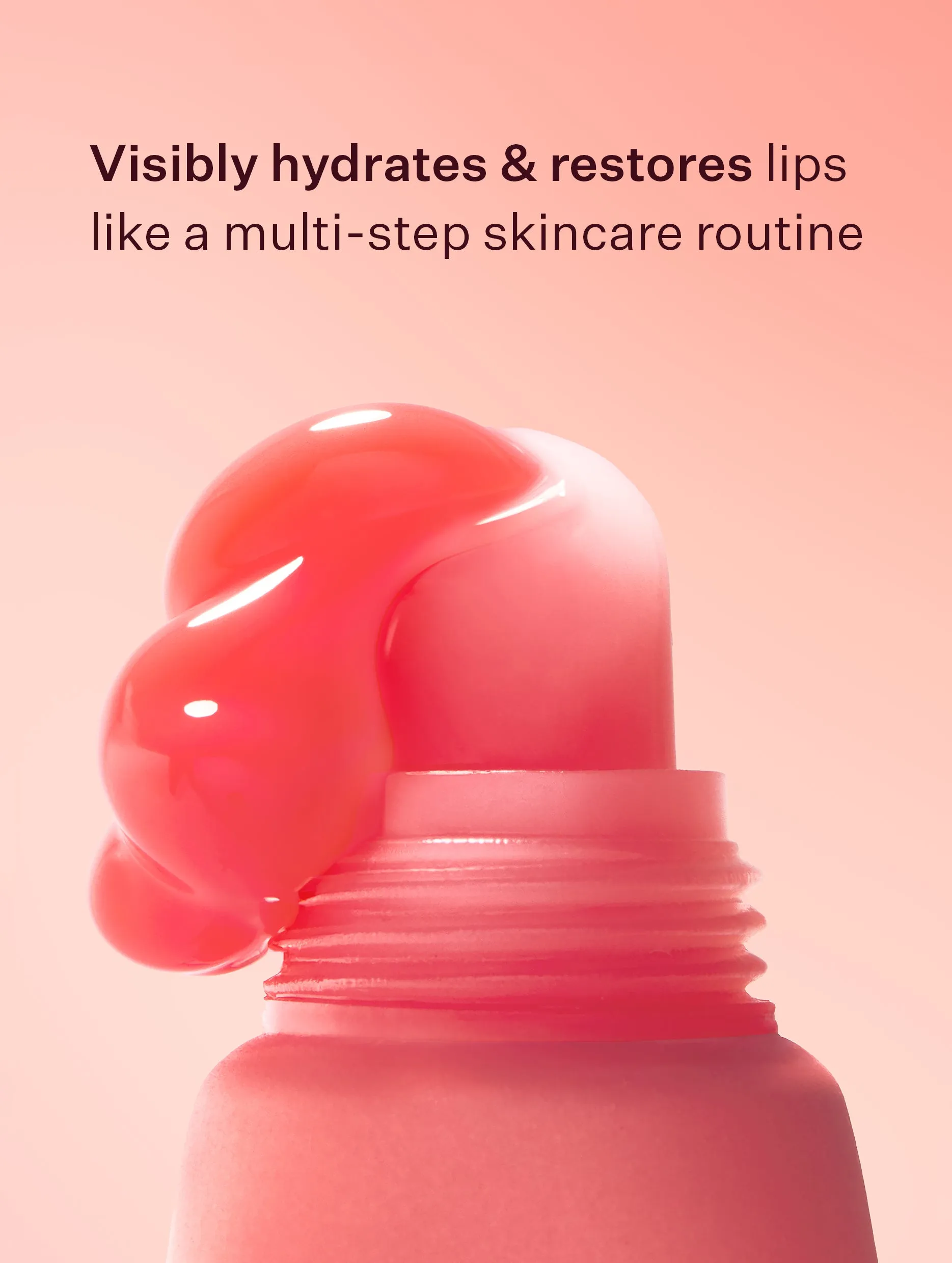 Collagen Cushion Peptide Lip Balm - Sheer Peach