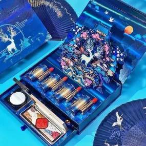 Concentric Lock Lipstick Paper Carving Style Makeup Gift Box