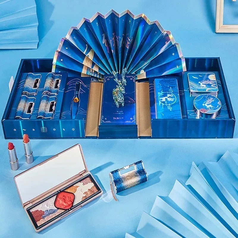Concentric Lock Lipstick Paper Carving Style Makeup Gift Box