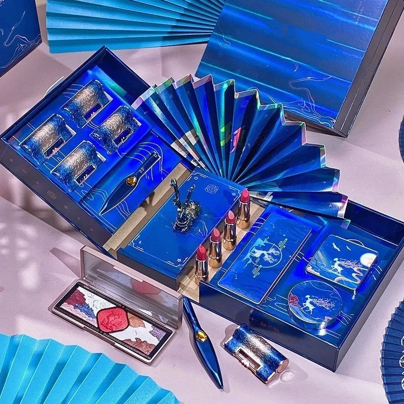 Concentric Lock Lipstick Paper Carving Style Makeup Gift Box