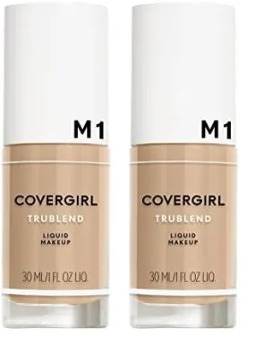 COVERGIRL Trublend Liquid Makeup Natural Beige M1 1 Fl Oz, 1.000-Fluid Ounce (Pack of 2)