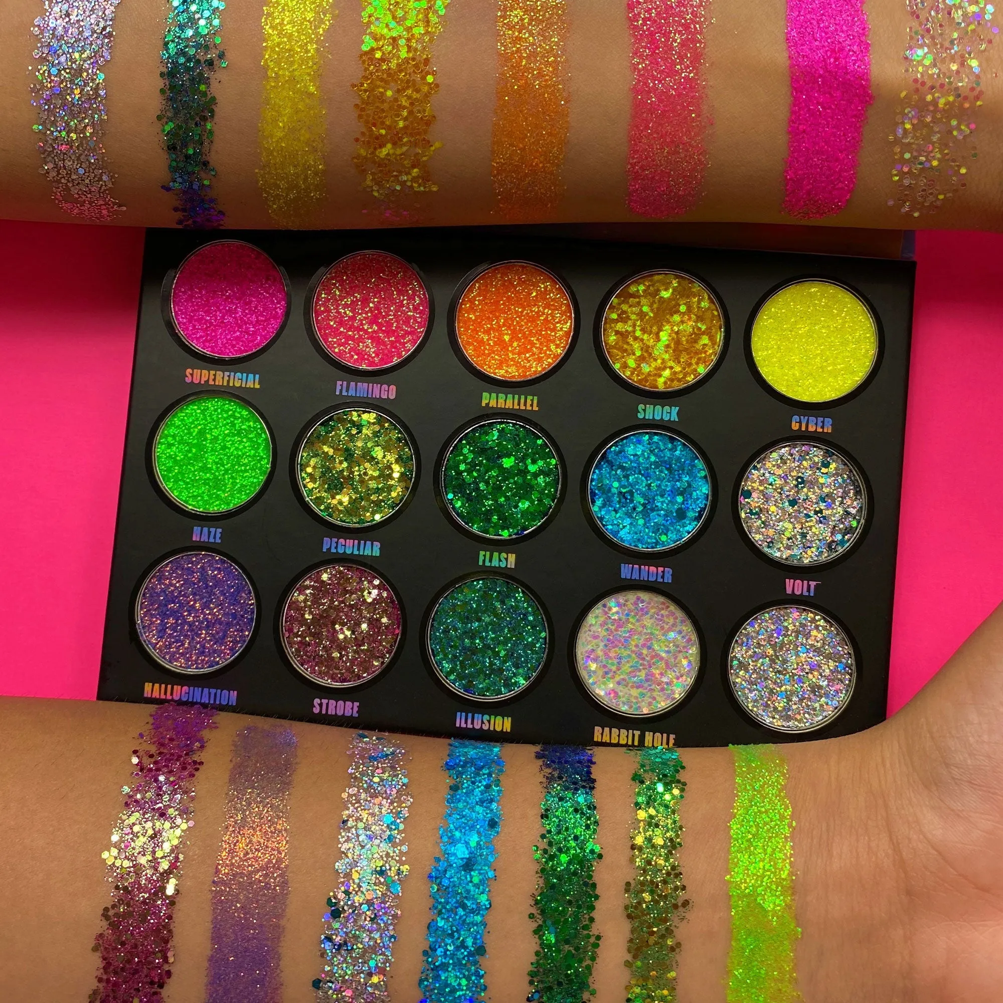 Dazed Pressed Glitter Palette