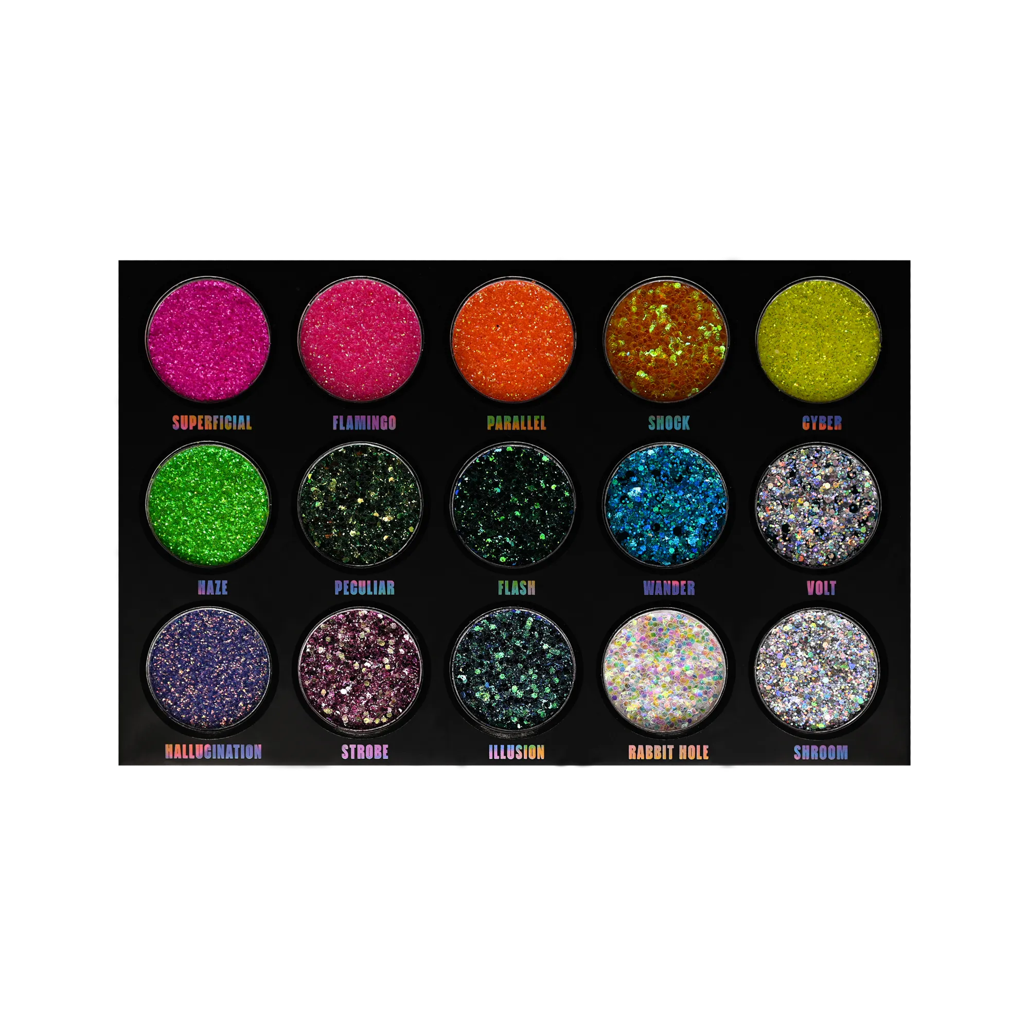 Dazed Pressed Glitter Palette