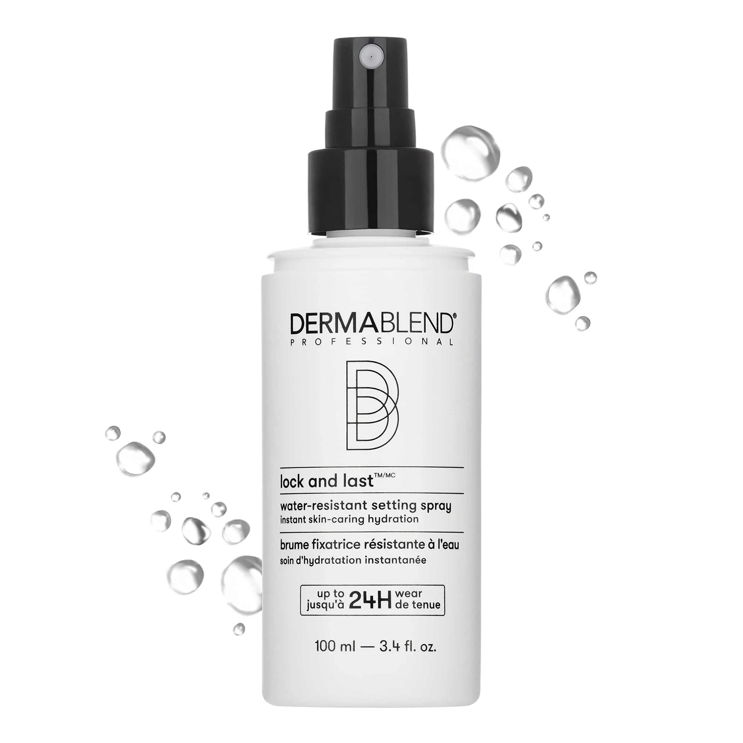 Dermablend Lock and Last Water-Resistant Setting Spray, Finishing Spray for Makeup with Lightweight Natural Finish, Spray with Witch Hazel