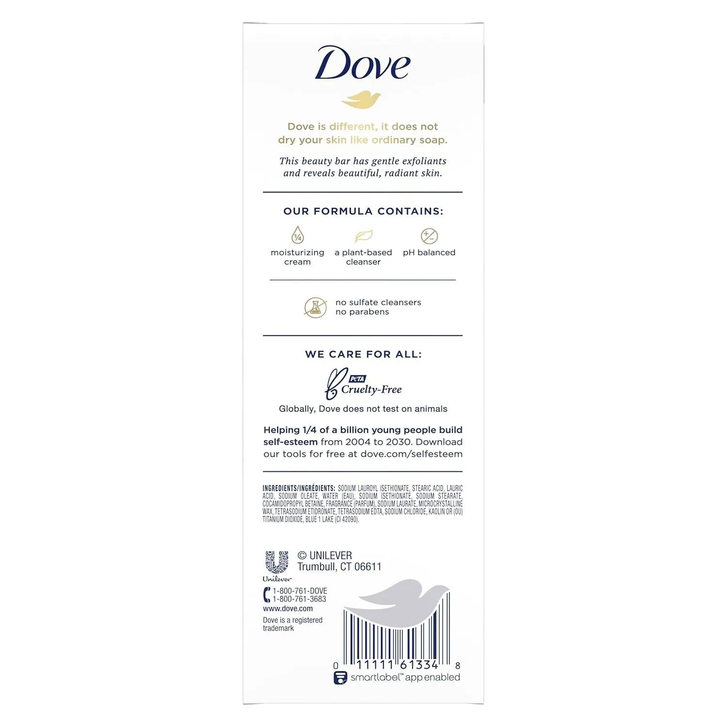 Dove Beauty Bar, Gentle Exfoliating W/ Mild Cleanser 6 Pack Ea 3.75 oz - 12 Pack (72ct)