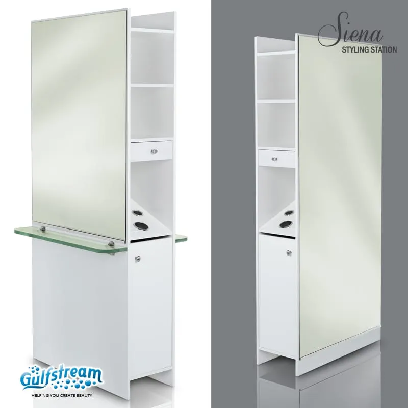 Gulfstream- Sienna Styling Station -Salon Furniture