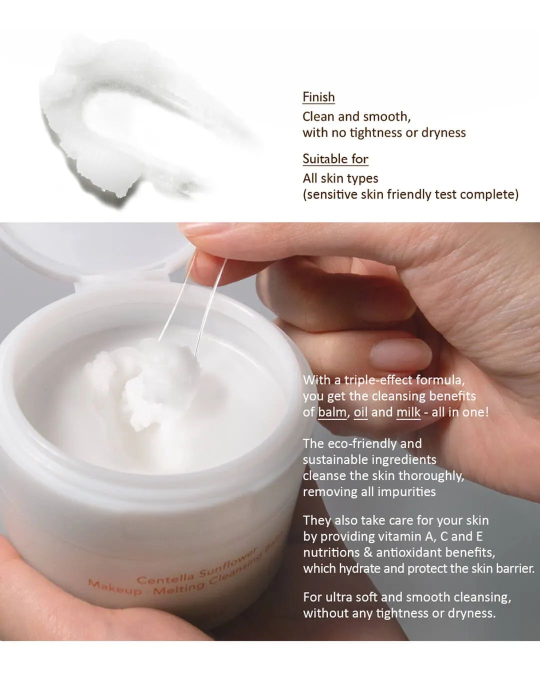 haruharu wonder Centella Sunflower Makeup-Melting Cleansing Balm