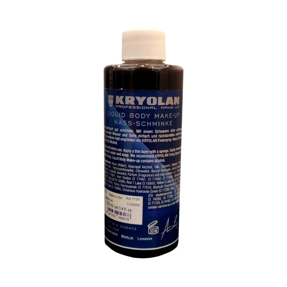 Kryolan Liquid Body Makeup Black
