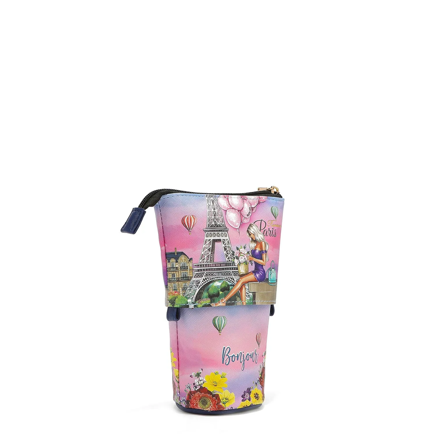LAYERED MAKEUP BRUSH HOLDER