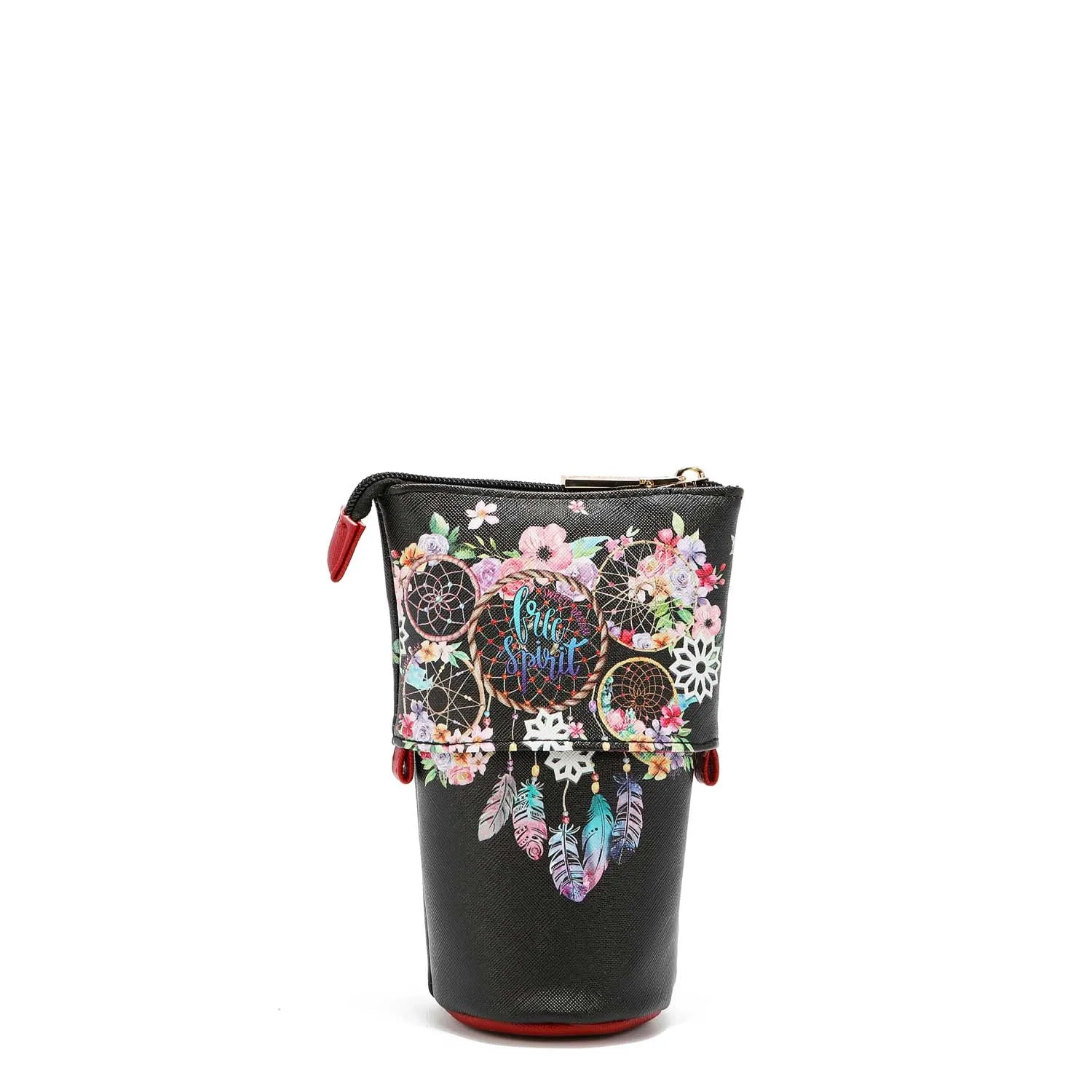 LAYERED MAKEUP BRUSH HOLDER