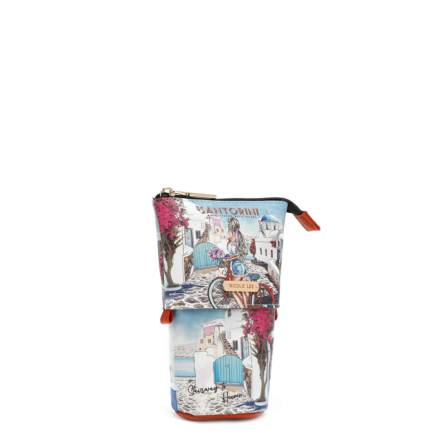 LAYERED MAKEUP BRUSH HOLDER