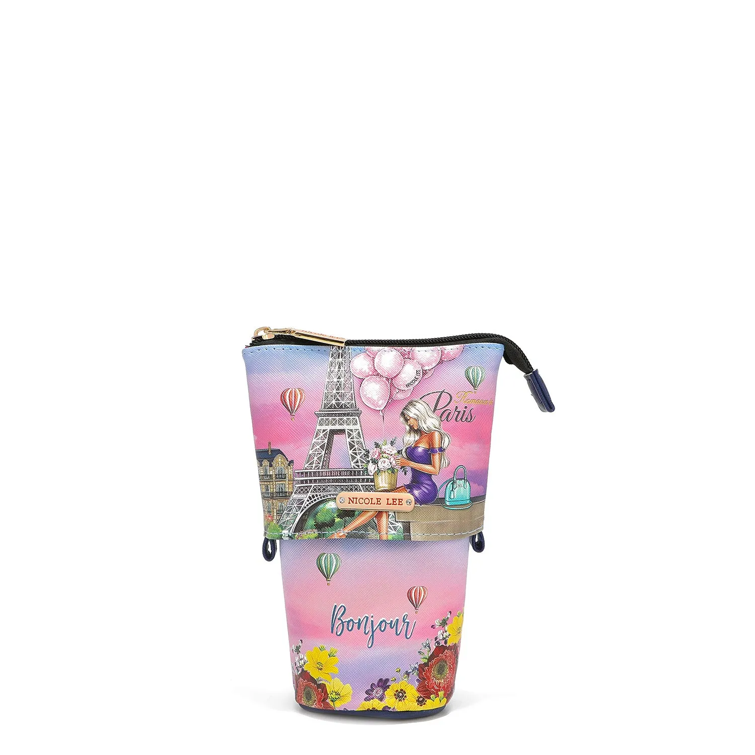 LAYERED MAKEUP BRUSH HOLDER