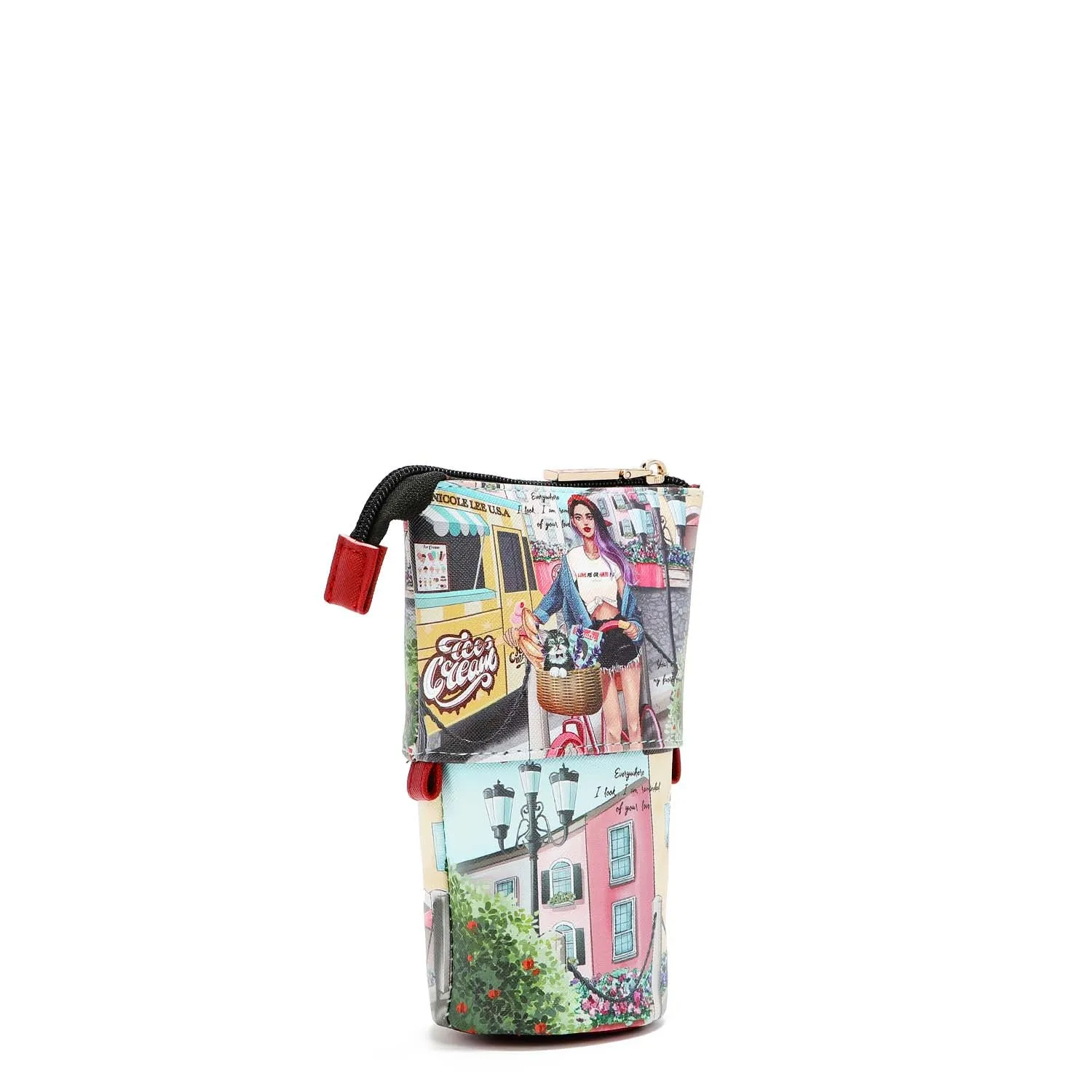 LAYERED MAKEUP BRUSH HOLDER