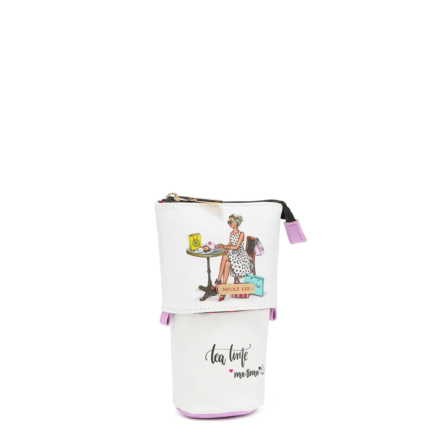 LAYERED MAKEUP BRUSH HOLDER