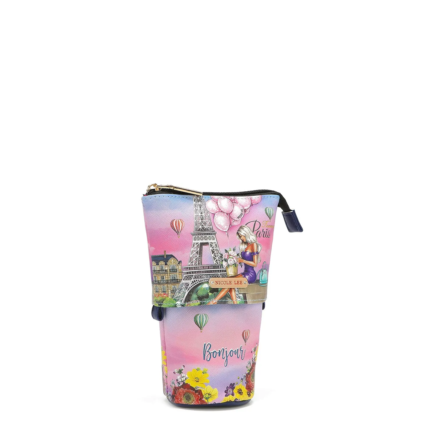 LAYERED MAKEUP BRUSH HOLDER