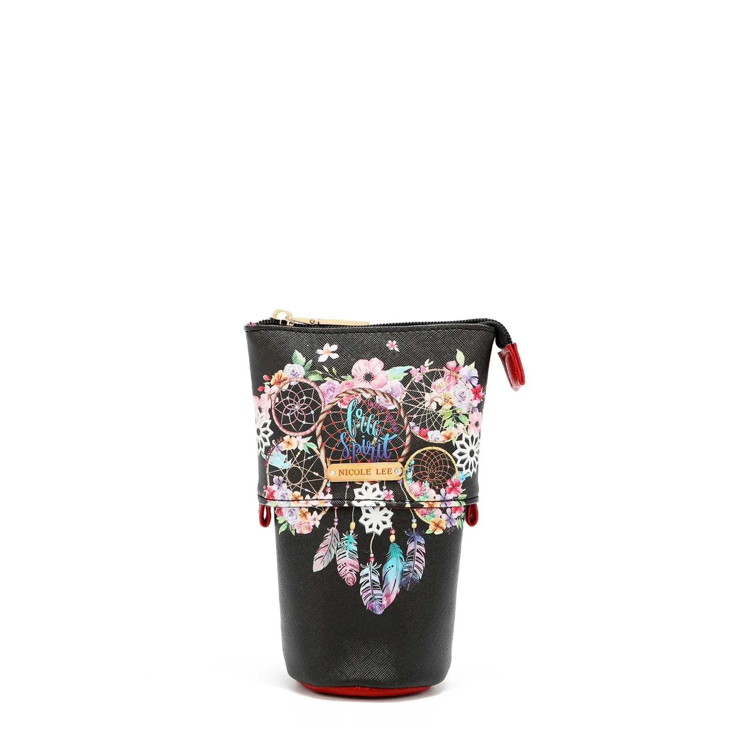 LAYERED MAKEUP BRUSH HOLDER