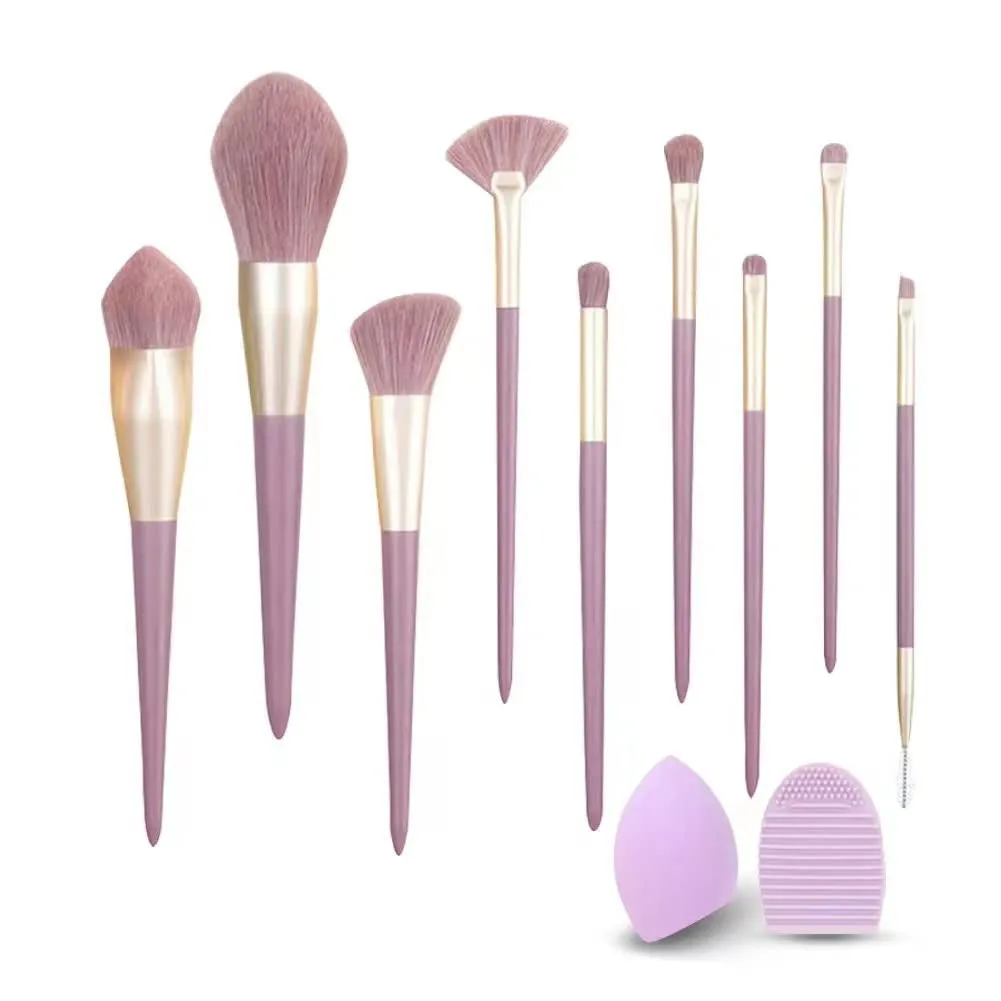 Makeup Brushes Set 11Pcs with Brush Cleaning Mat.