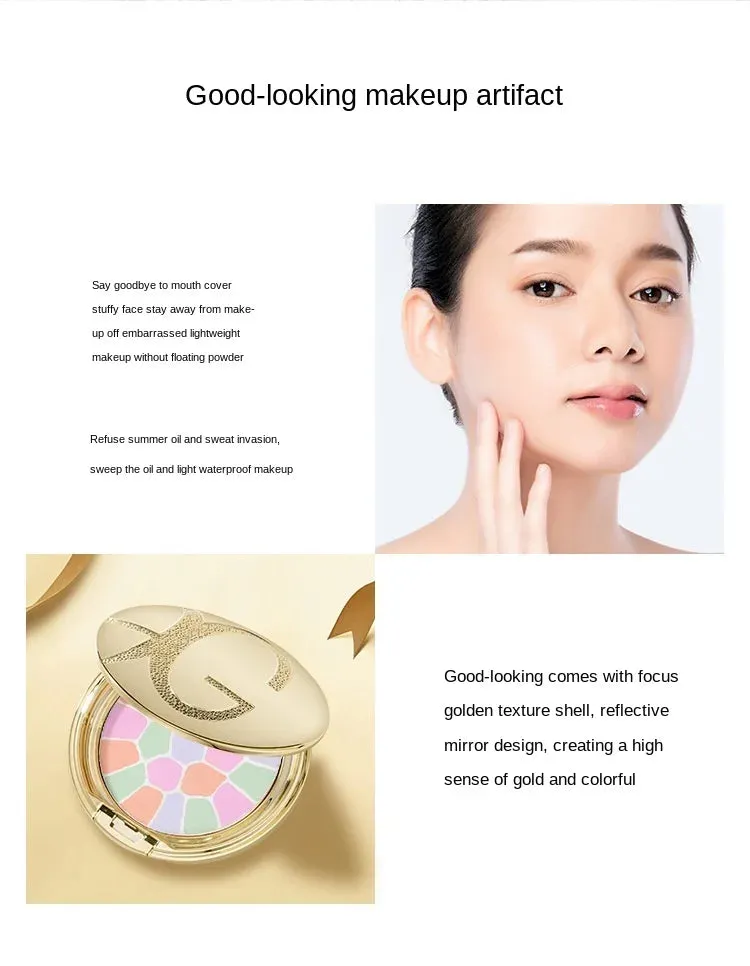 Makeup Powder Highlighter Palette Facial Makeup Palette Facial Contour Palette Long Lasting Oil Control