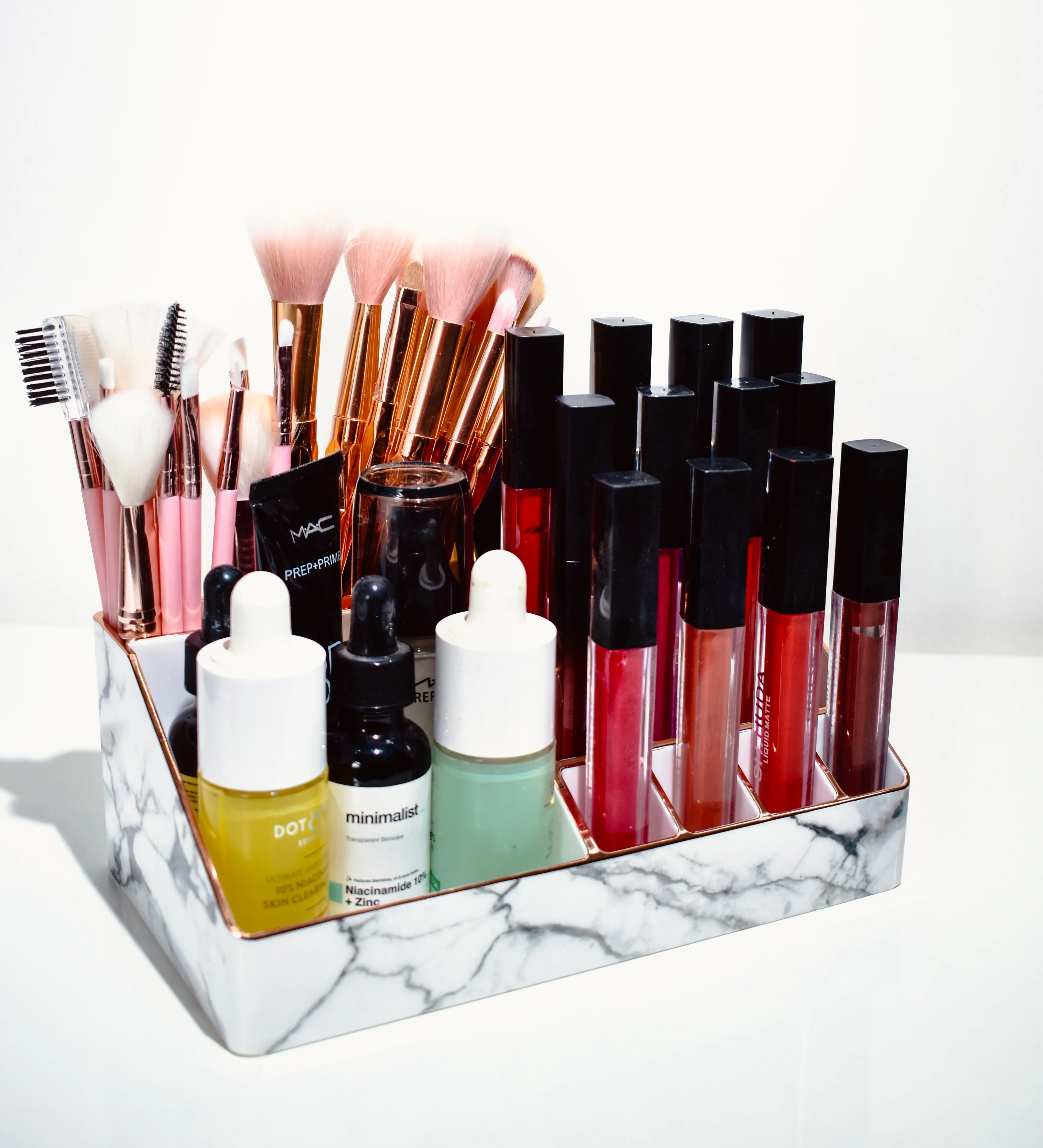 MARBLE MAKEUP TOWN | MAKEUP ORGANISER