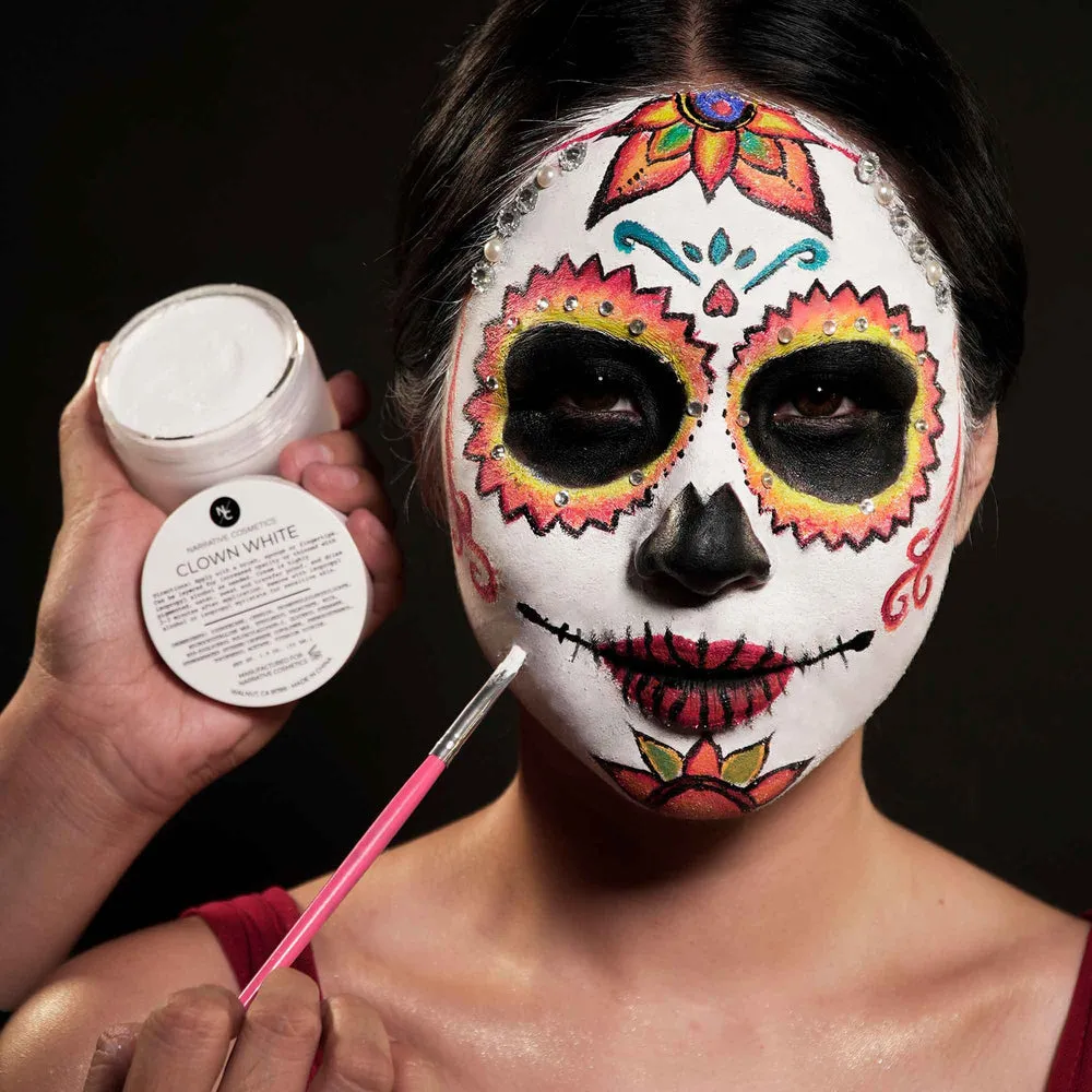 Narrative Cosmetics Quick Drying Clown White Cream Makeup