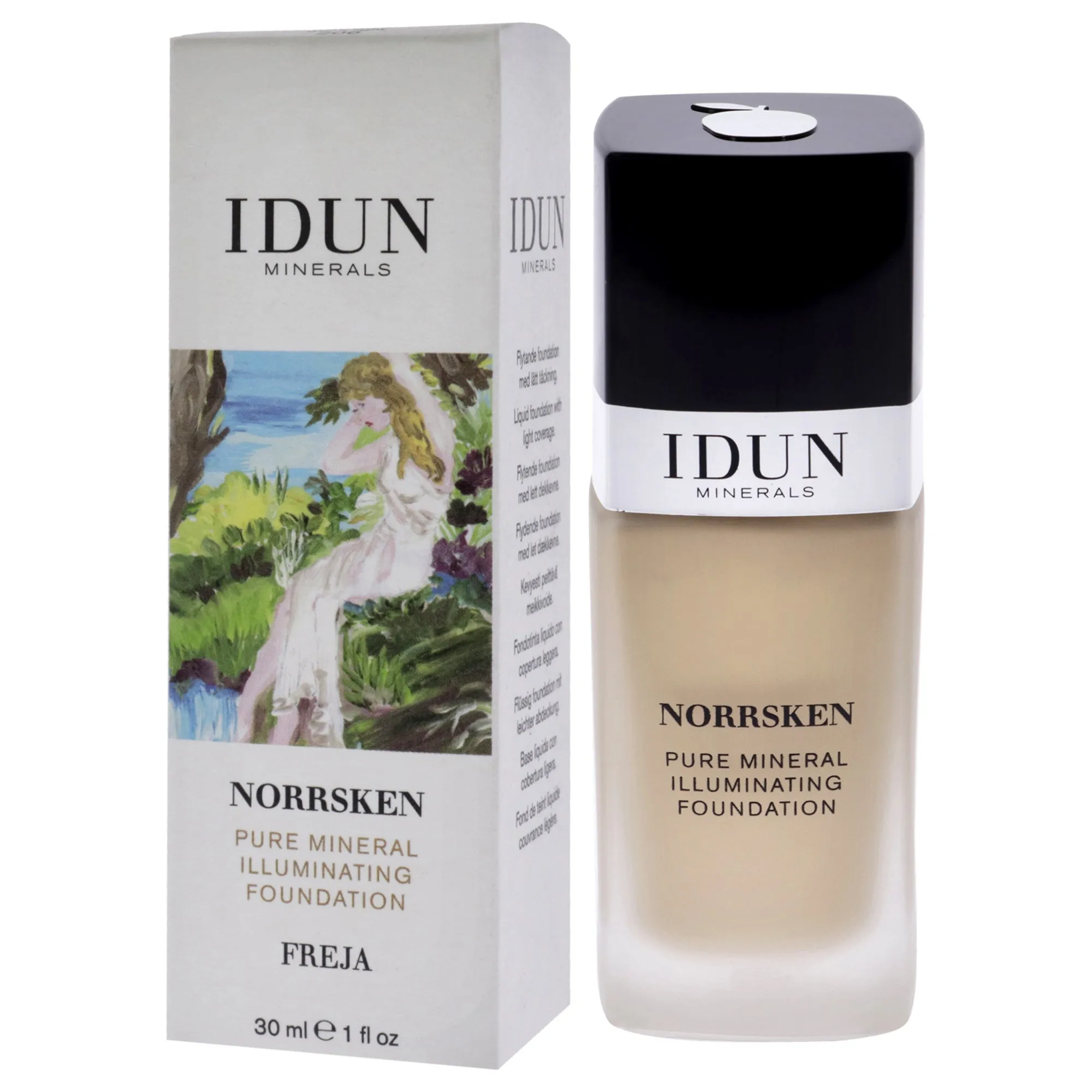 Norrsken Foundation - 206 Freja Warm Light by Idun Minerals for Women - 1 oz Foundation