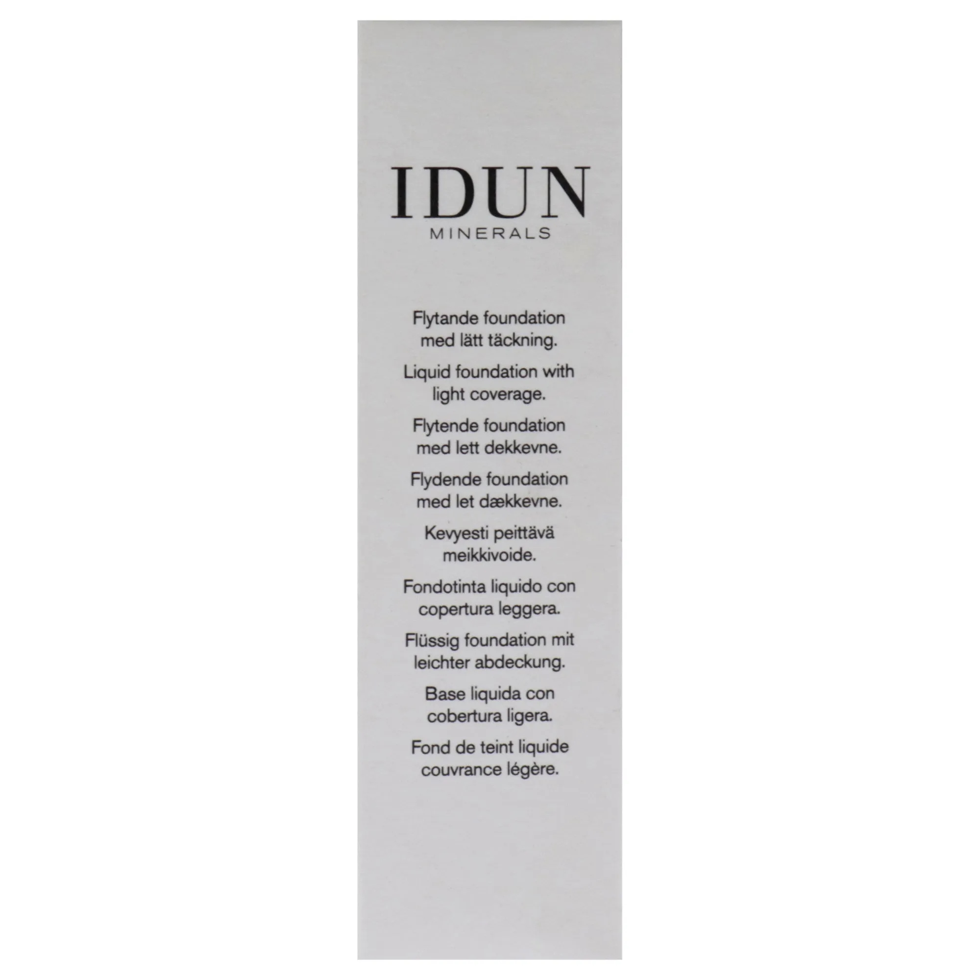Norrsken Foundation - 206 Freja Warm Light by Idun Minerals for Women - 1 oz Foundation