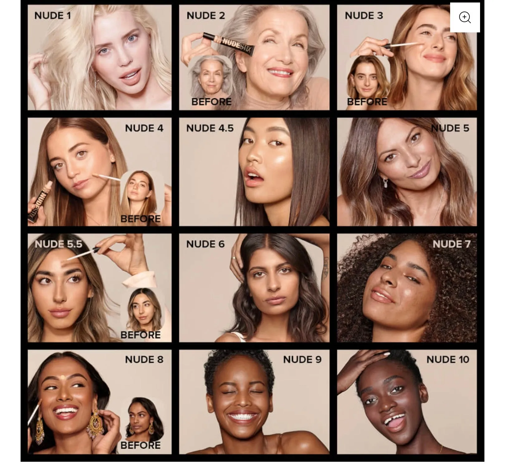 NUDESTIX NUDEFIX CREAM CONCEALER NUDE 4