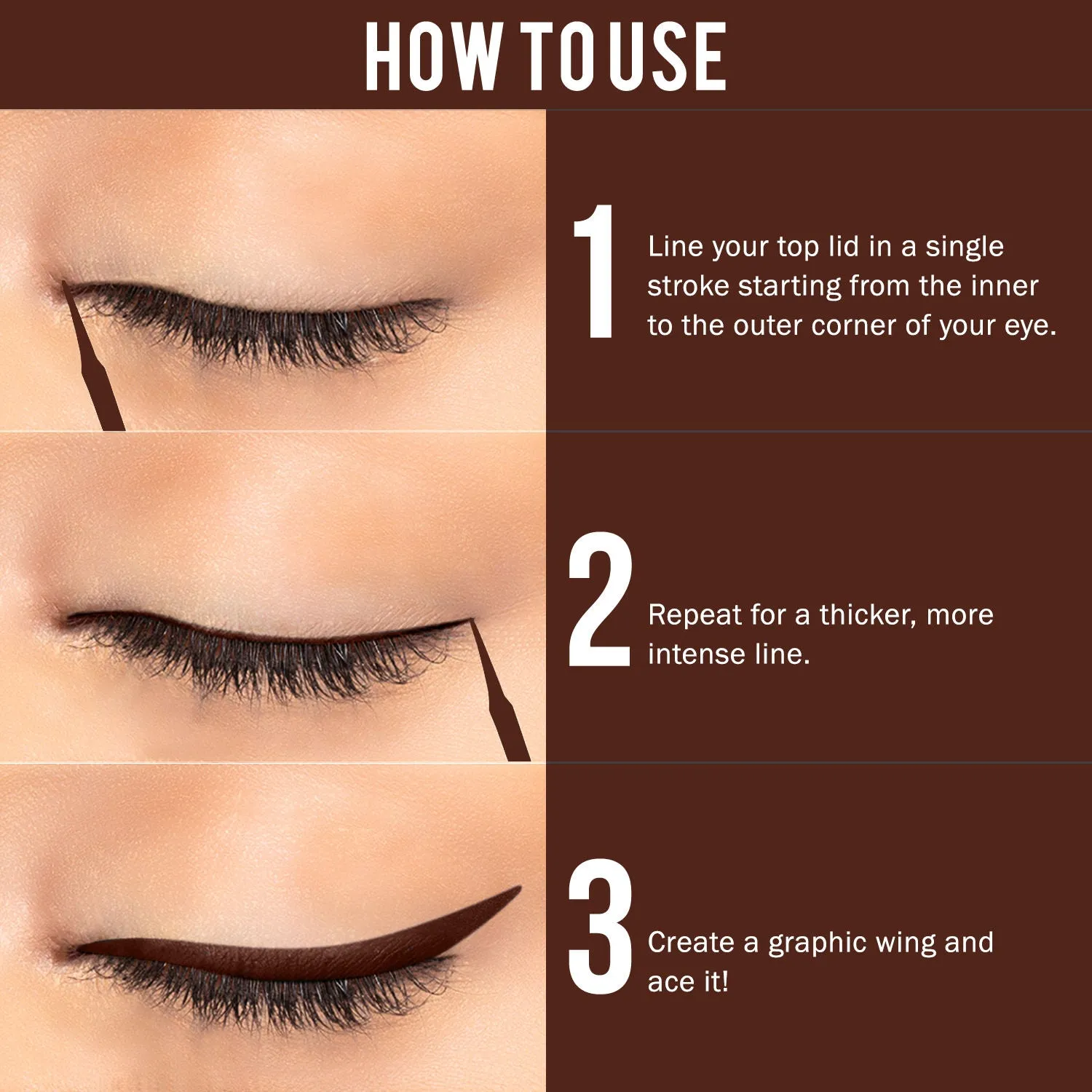 NY Bae Truly Matte Liquid Eyeliner | Boss Brown 3 (4.5 ml)