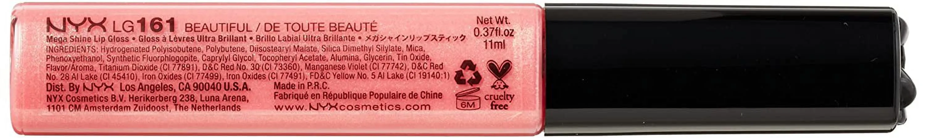 NYX Cosmetics NYX Lip Gloss, 0.37 oz